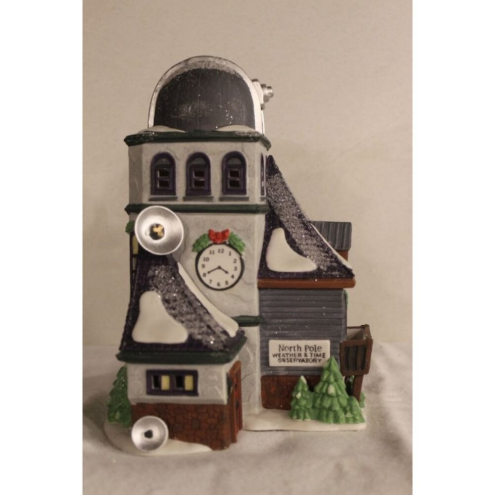 Dept 56 North Pole Village - Weather & Time Observatory